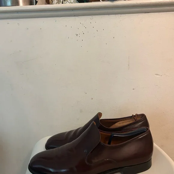 Church's Brown Leather Slip-On Loafers